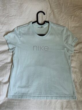 2000s Blue Nike Baby Tee